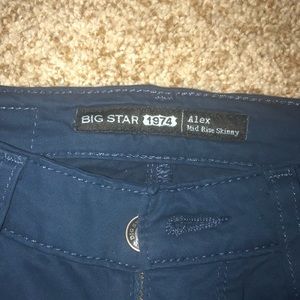 Big Star Skinny’s Dark Teal size 25 NWOT